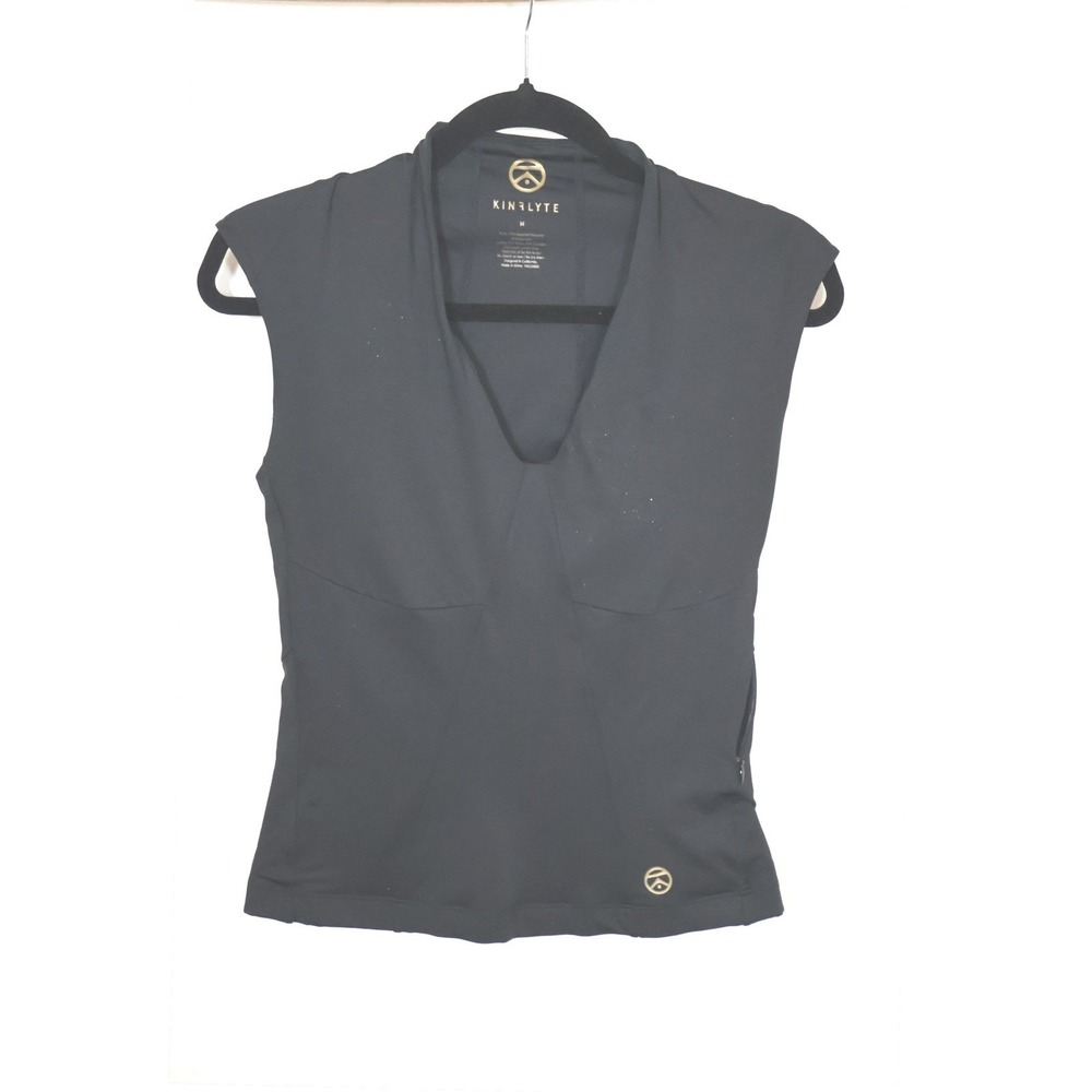 Kinflyte Top Size‎ Medium Black Unity Posture Support Eco Jersey